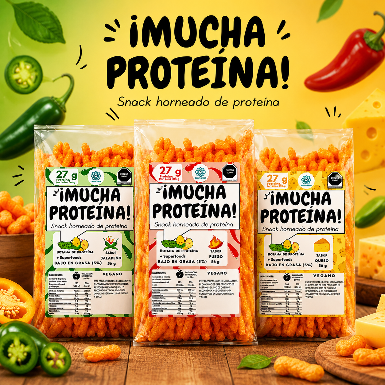¡MUCHA PROTEÍNA!